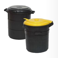 פח 60 ליטר + מכסה